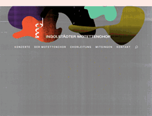 Tablet Screenshot of motettenchor-ingolstadt.de